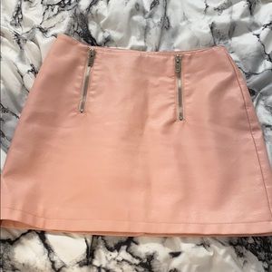 Plush Pink High Waisted Skirt